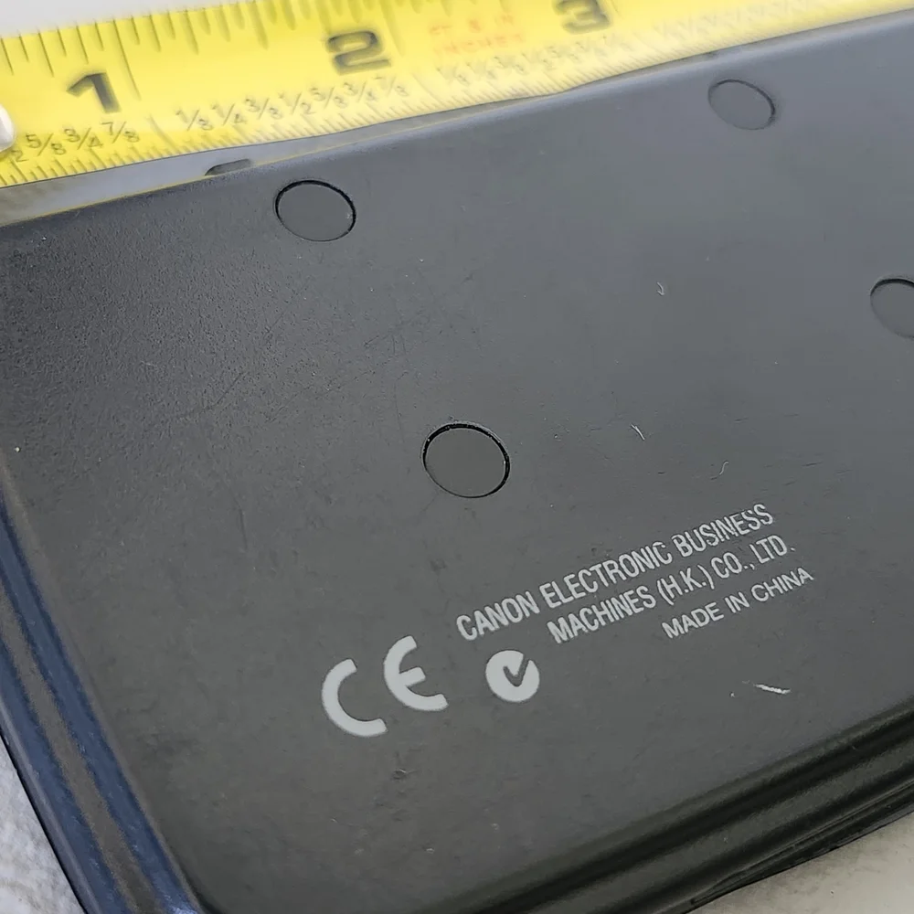 Canon LS-555H Solar & Battery Compact Folding Calculator - Black